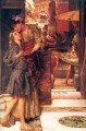 the parting kiss Romantic Sir Lawrence Alma Tadema